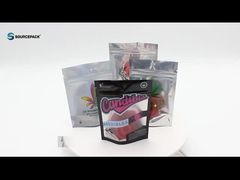 Пластмассовые Ziplock травы Mylar пакеты каннабис Стоять на пакете для CBD жвачки упаковки