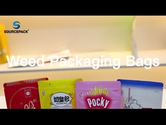 Детская устойчивая к сорнякам упаковка мешок застежка на заказ Стоять вверх мешок с рваным выемкой